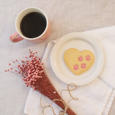 Bakerlogy 3D-printed heart paw cutter for clean cuts and durable use.