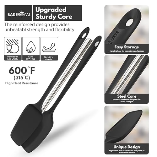 BakeRoyal mini spatula perfect for small bowls and jars.