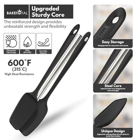 BakeRoyal mini spatula perfect for small bowls and jars.