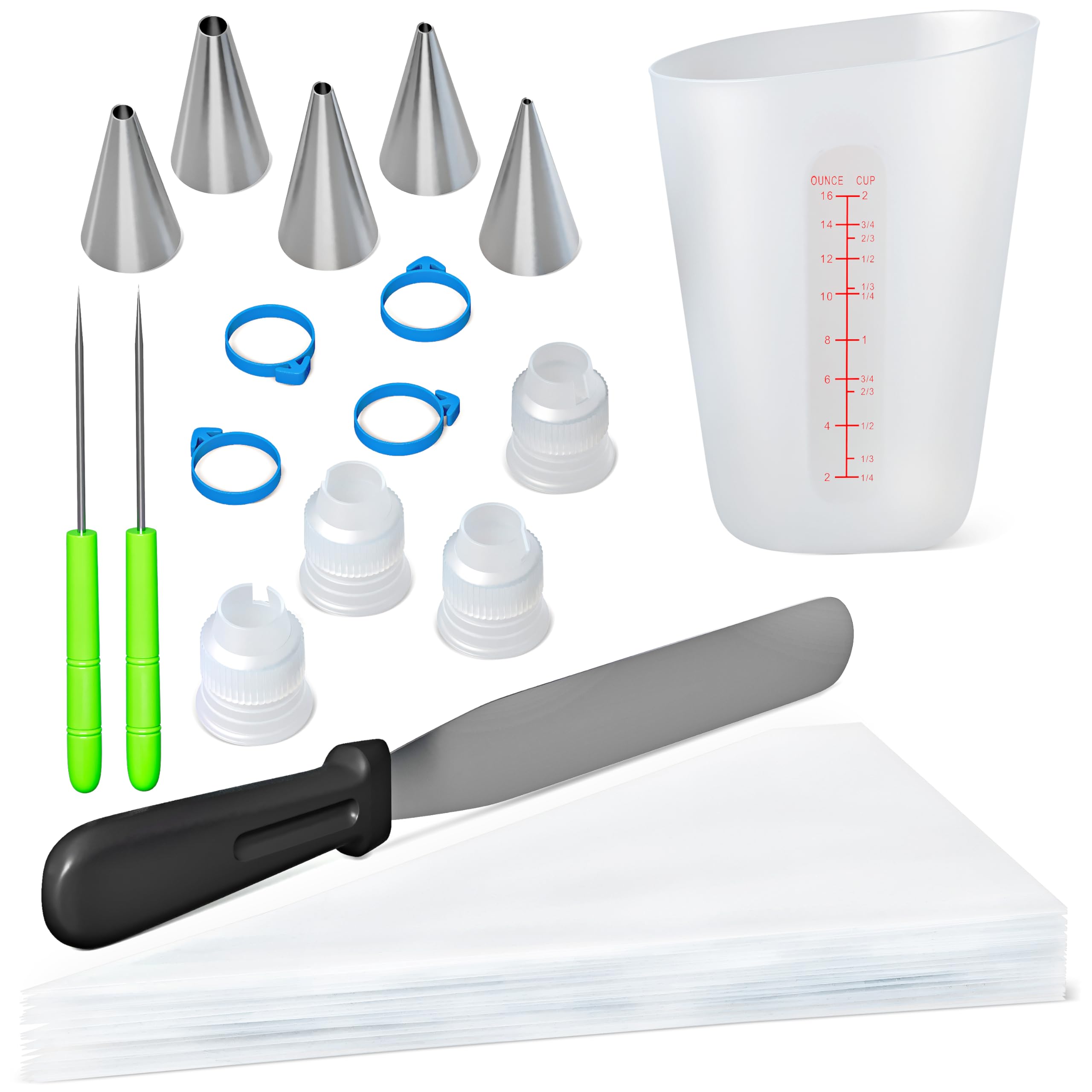 Bakerpan royal icing tools spatula for smooth icing application