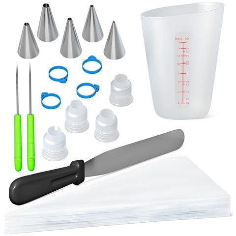 Bakerpan royal icing tools spatula for smooth icing application