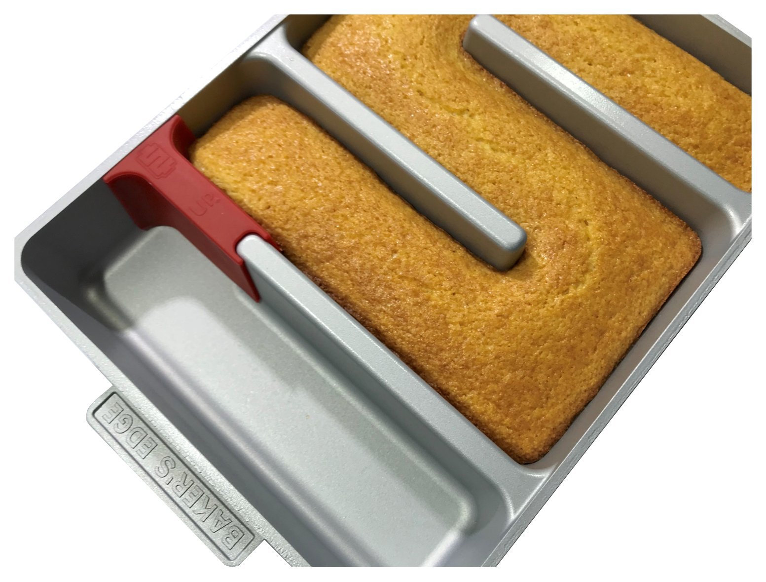 Baker's Edge original edge brownie pan designed to create extra crispy edges on every piece.