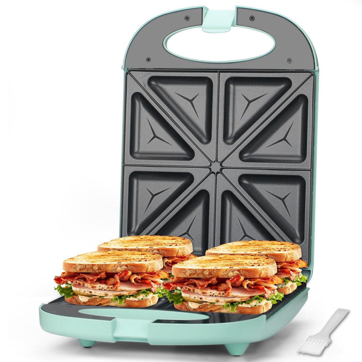 Baker's Friend aqua front view, compact design for small kitchens.