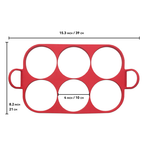 Baker's Friend egg ring cleans easily by hand in warm soapy water.