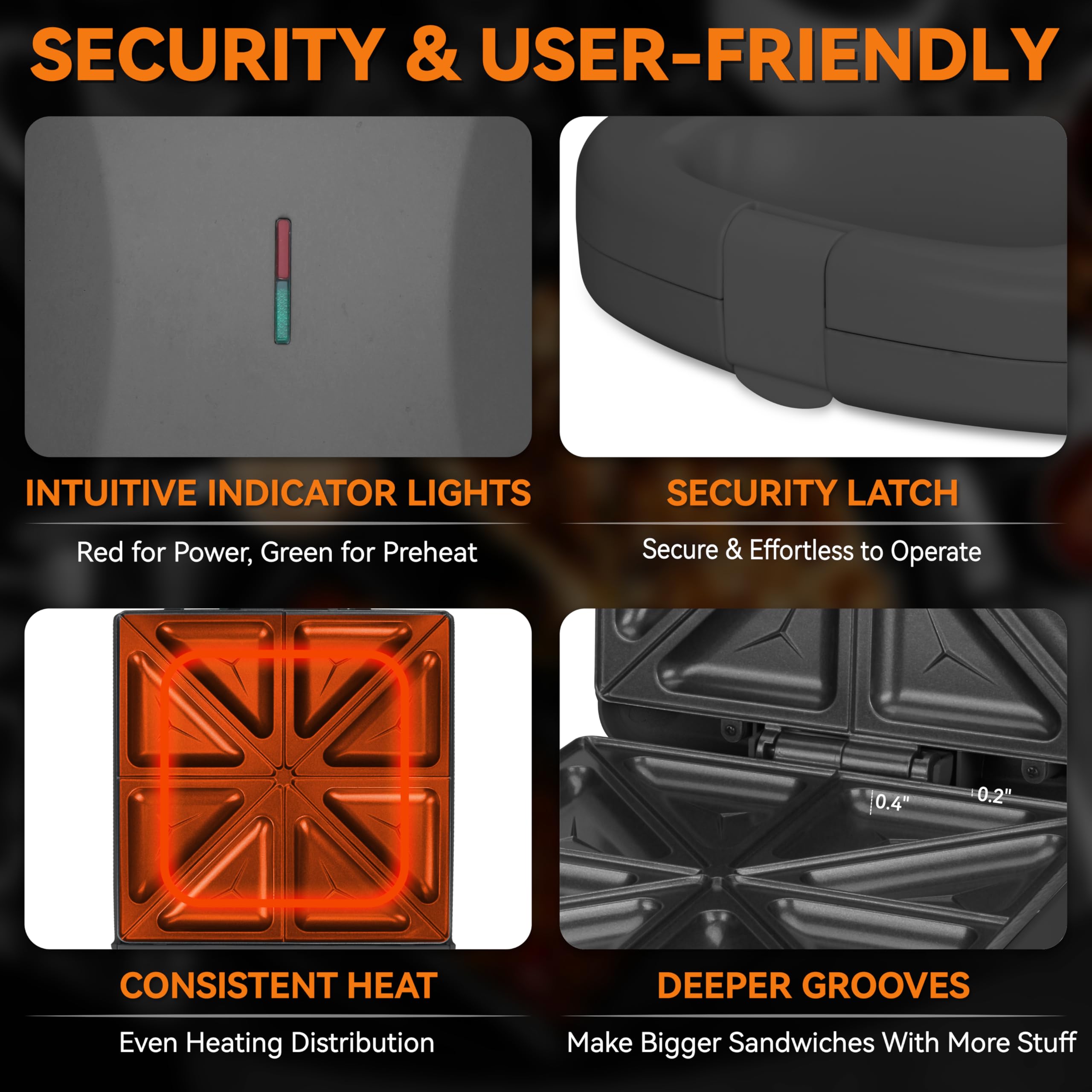 Baker's Friend non-stick coating enables quick release and easy cleanup
