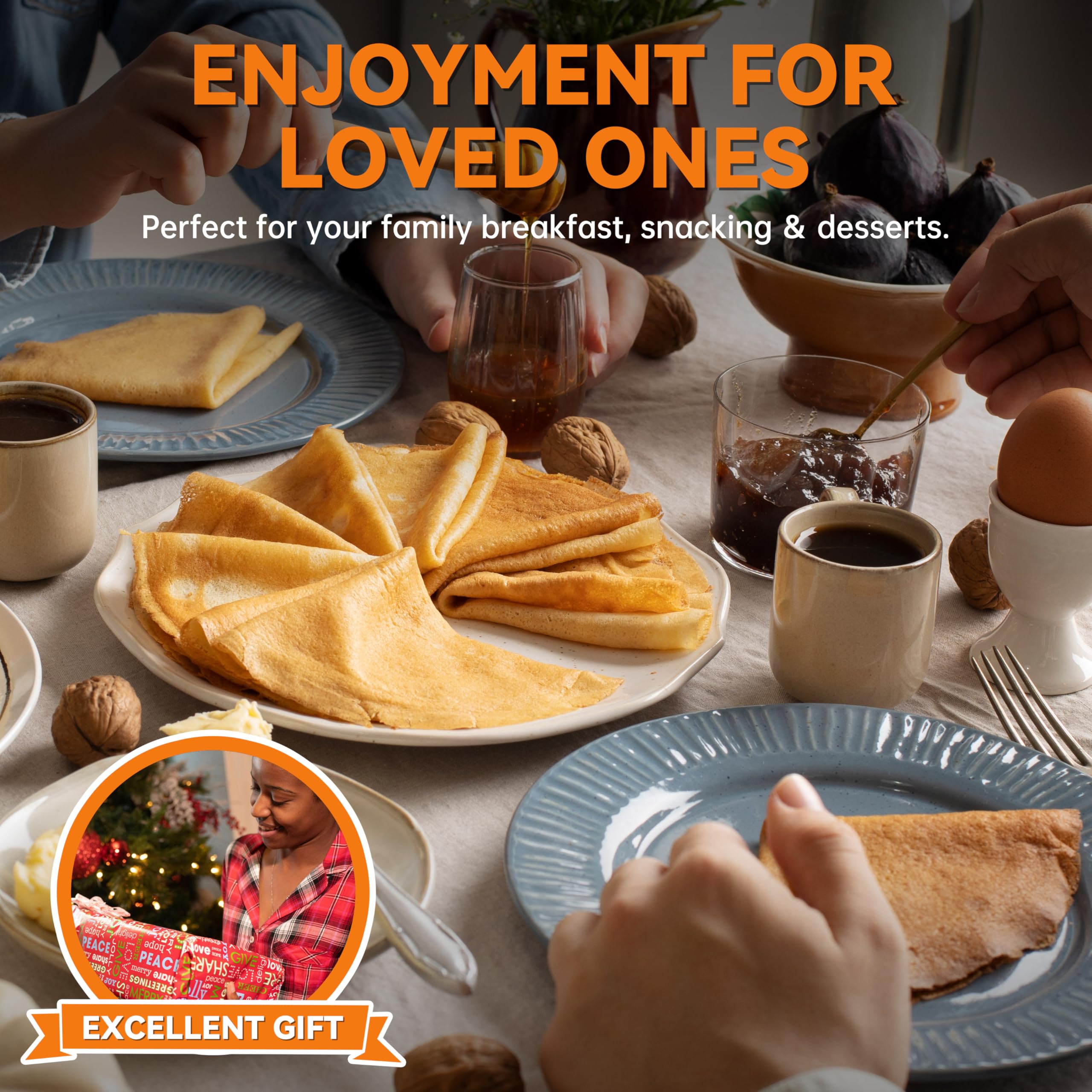 Baker's Friend Non-stick coating allows effortless cleaning after cooking.