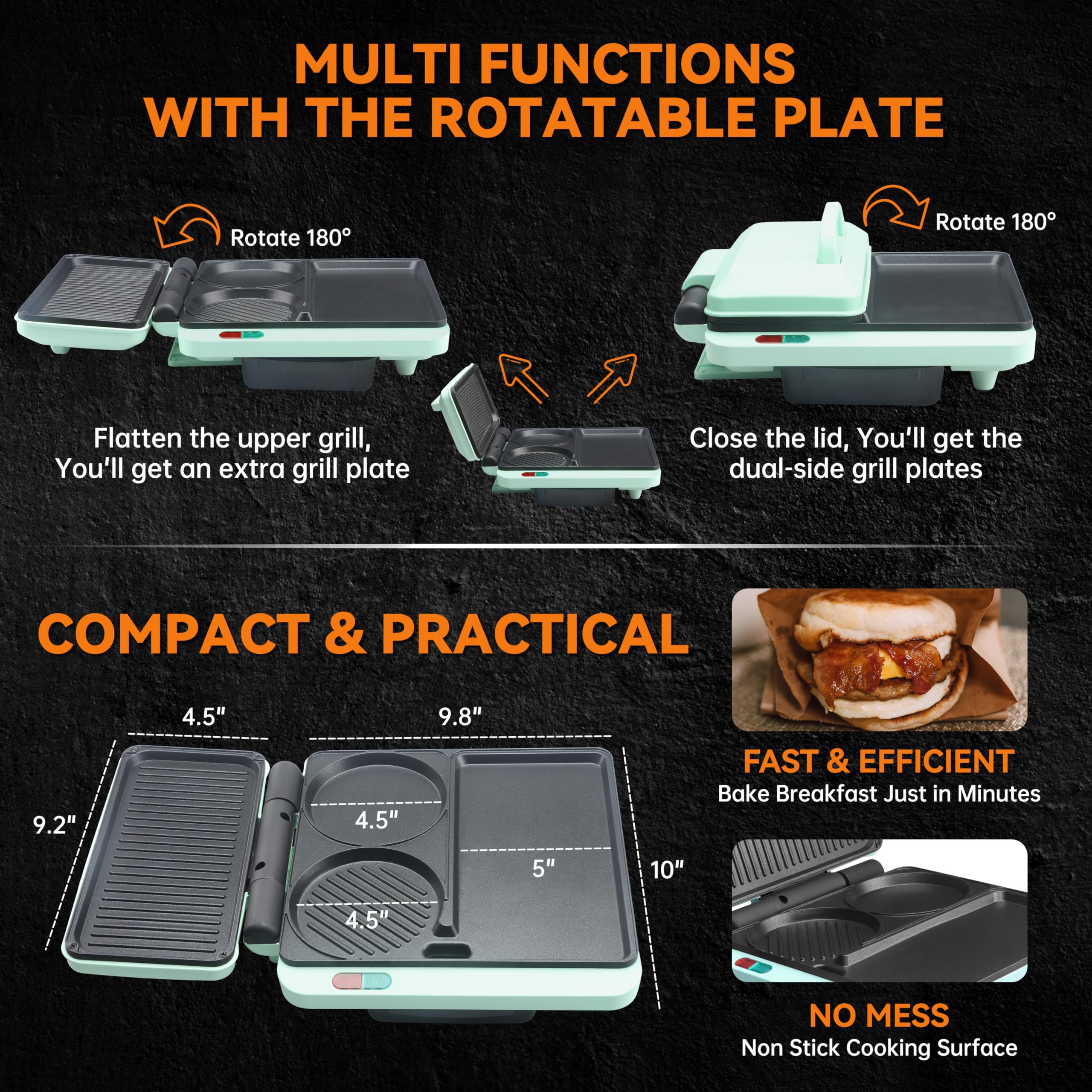 Baker's Friend oil tray captures excess grease while grilling.