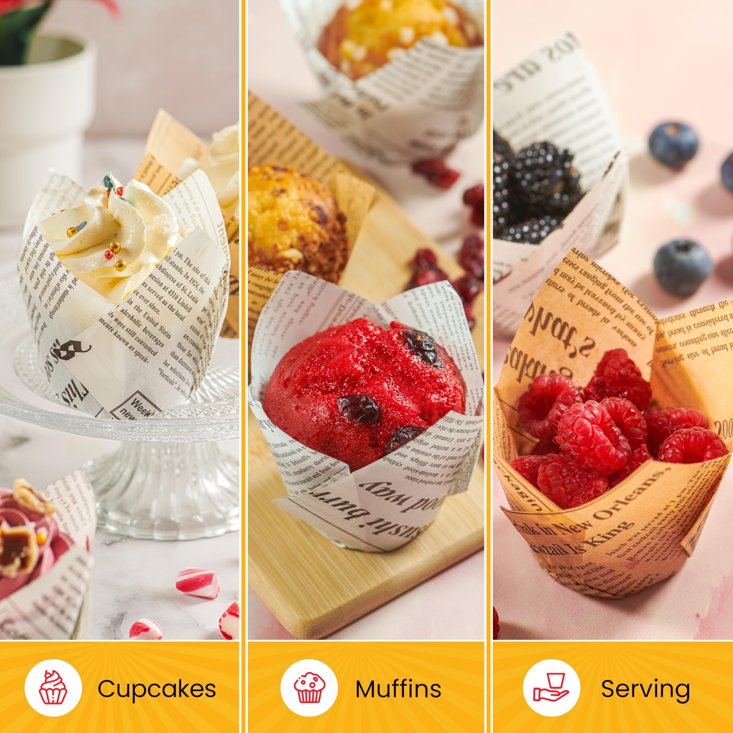 Baker's Signature easy-cleanup liners simplify post-baking cleanup