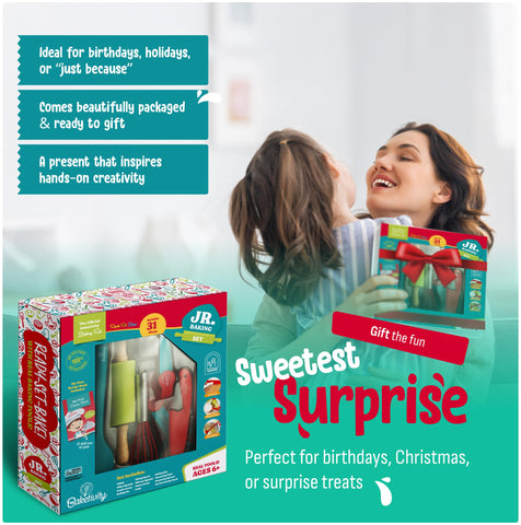 Baketivity measuring cups help accurate kid-friendly baking.