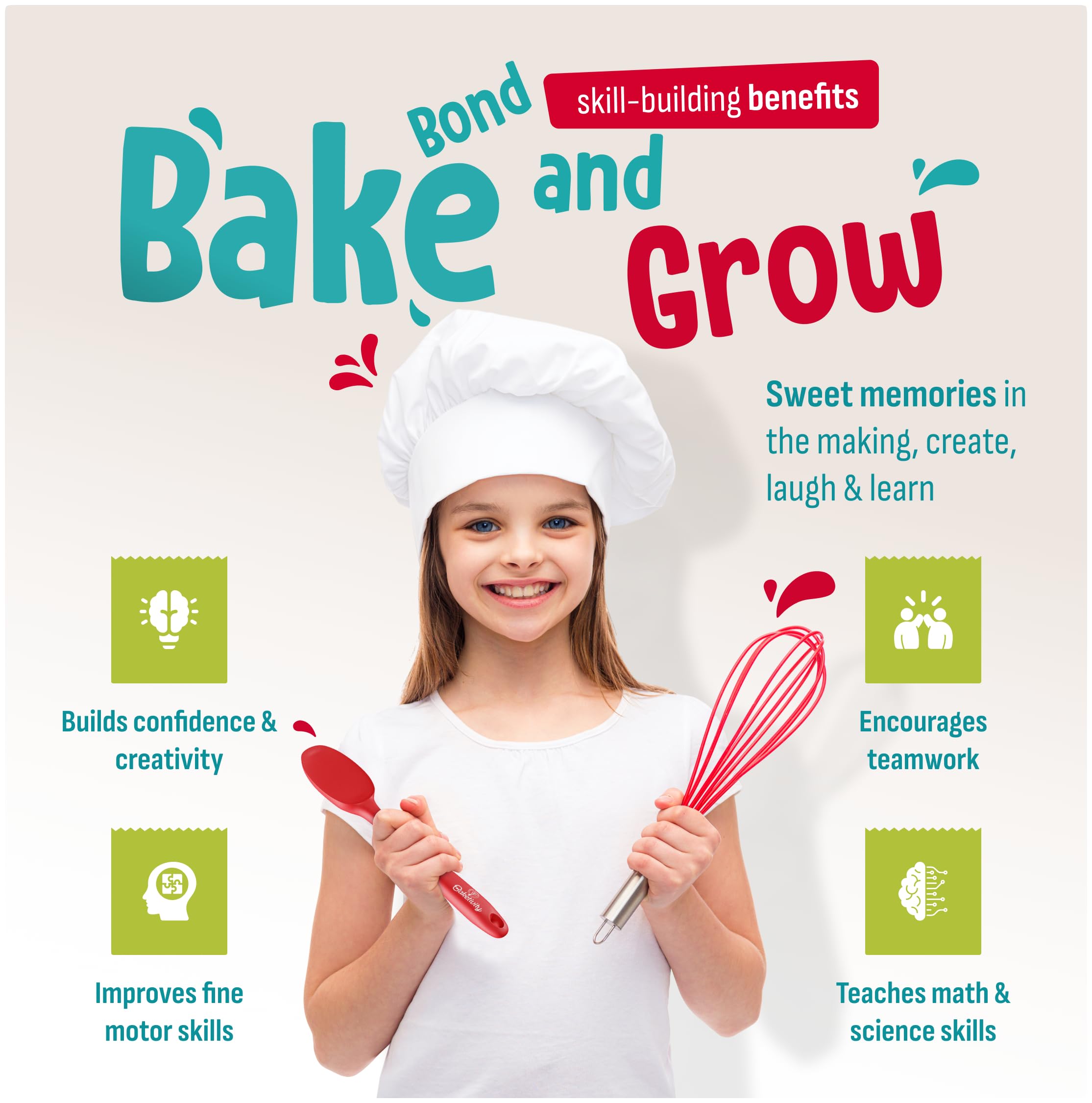 Baketivity spatulas ideal for soft dough and flipping.