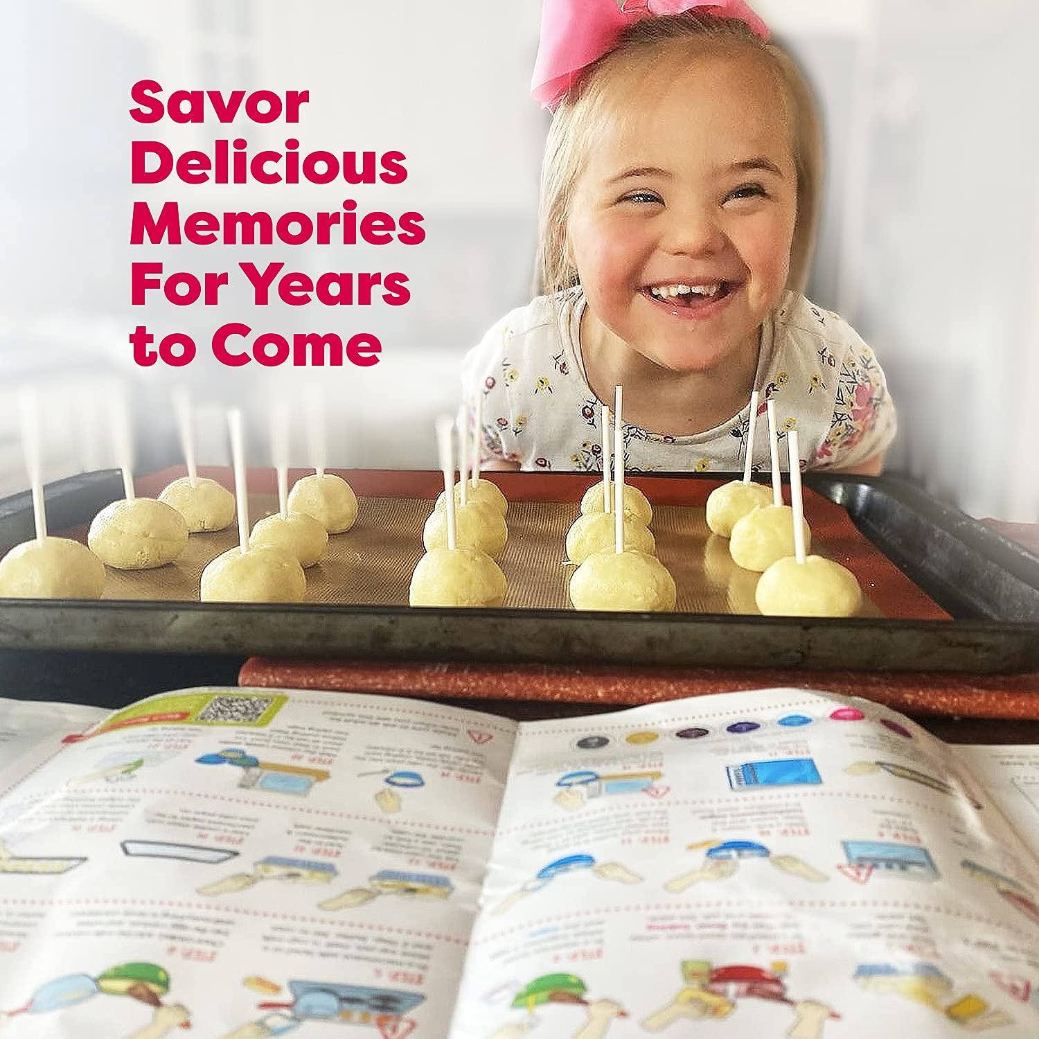 Baketivity educational activity booklets support learning through baking and play.