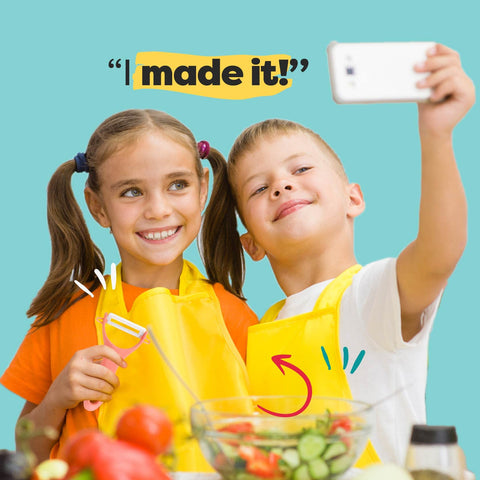 Baketivity blunt-tip kid-safe knives designed for safe beginner cutting