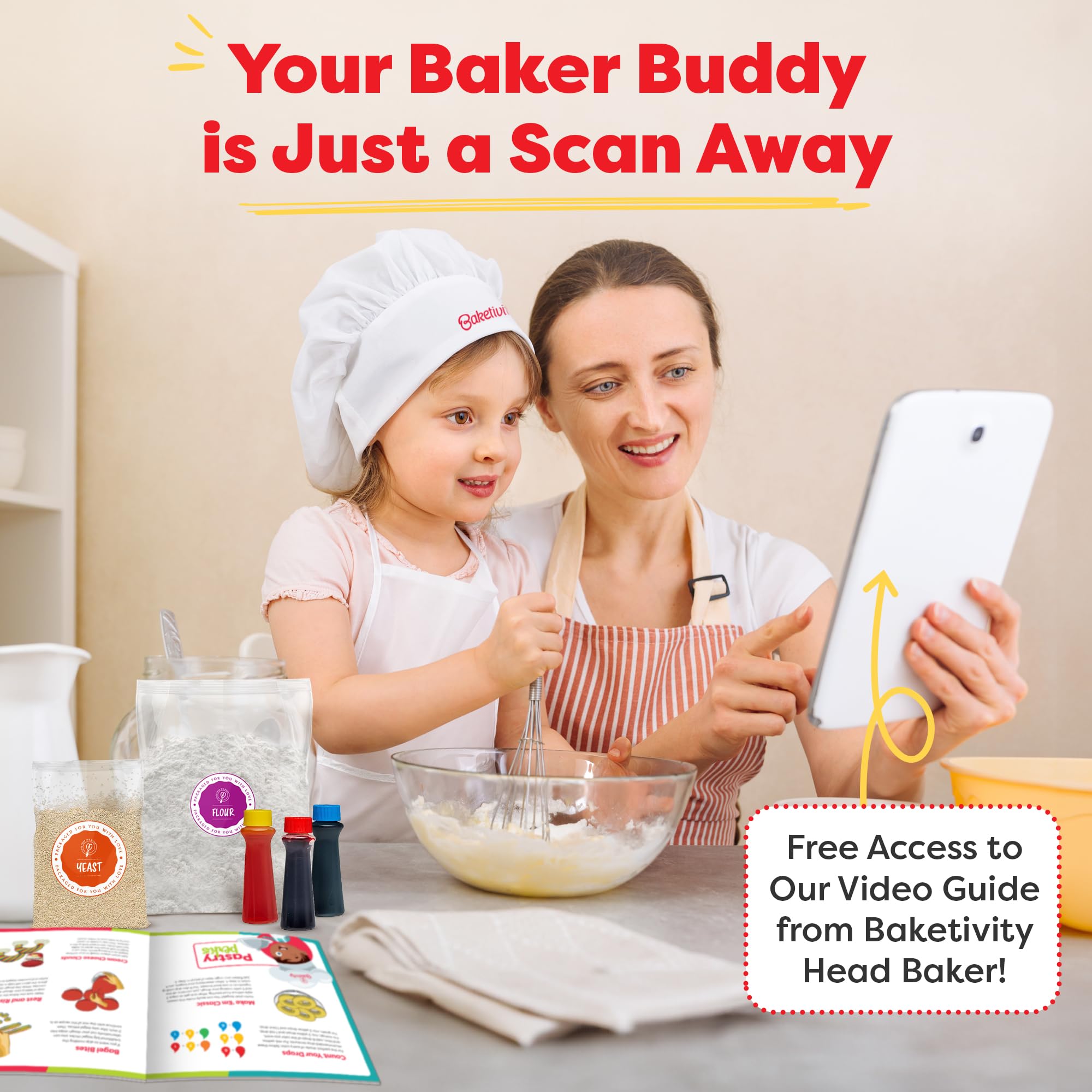 Kosher, USA-made Baketivity kit ready for safe cooking