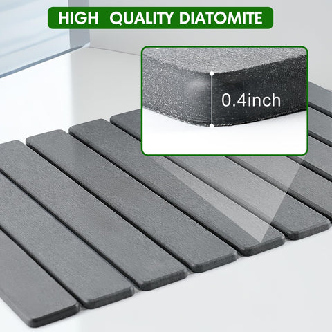 BAKFUFY stone dish drying mat easy cleaning with water