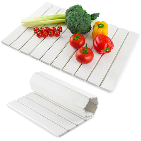 BAKFUFIY stone dish drying mat shows porous diatomite for quick evaporation on counters
