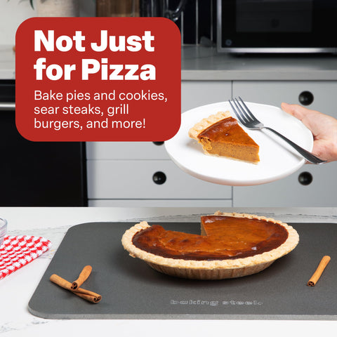 Baking Steel 14x16 size: expansive surface for pizzas and flatbreads