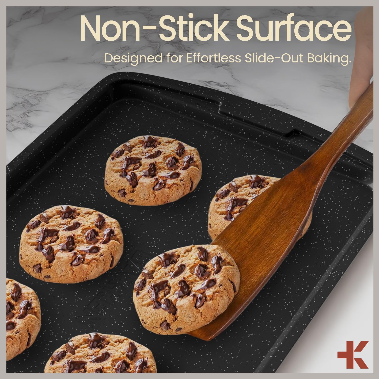 Bakken Swiss loaf pan ensures even loaf shape and clean release.