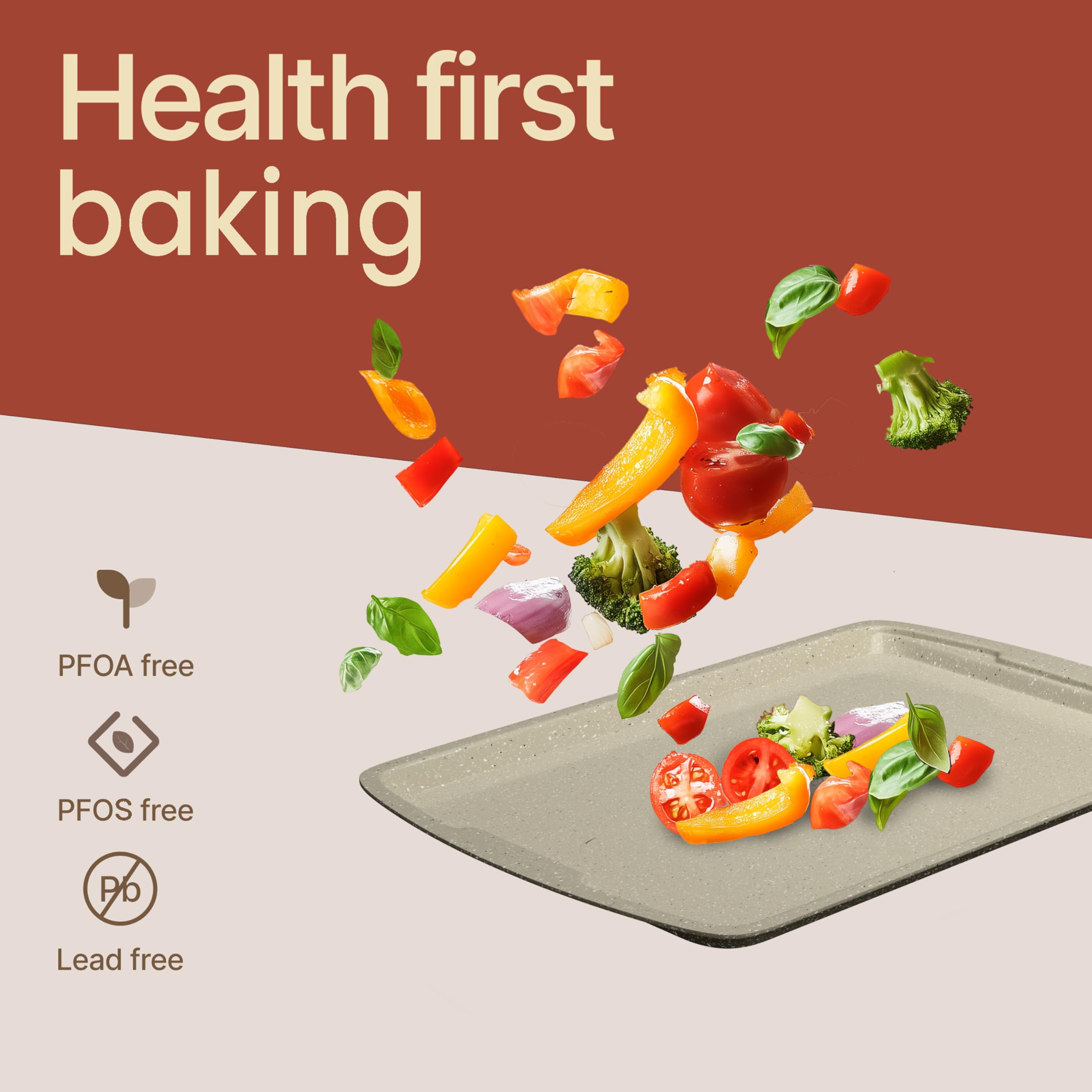 Bakken-Swiss nonstick white stone coating inside and out
