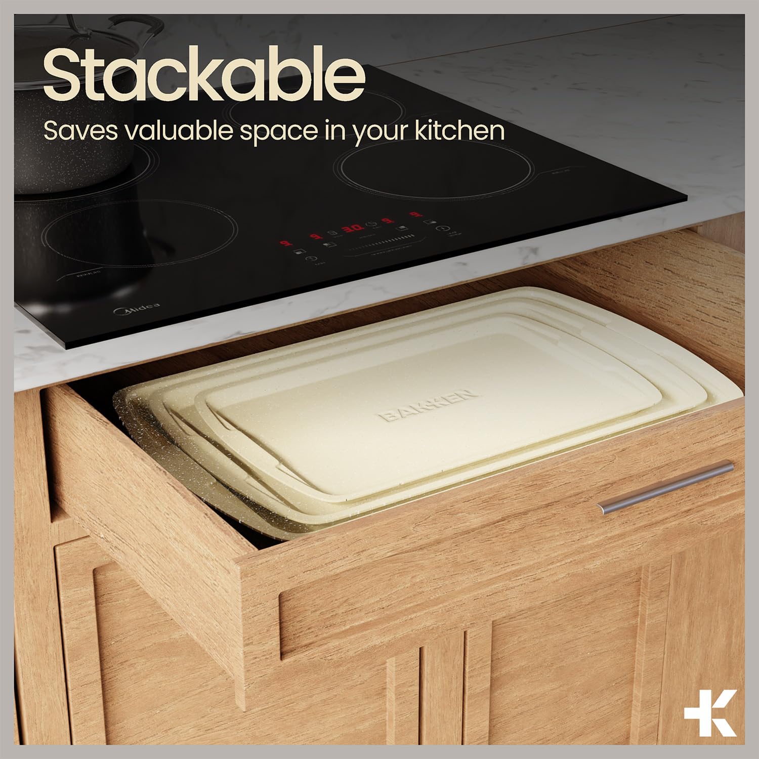 Bakken-Swiss square pan for versatile sheet cakes and bars