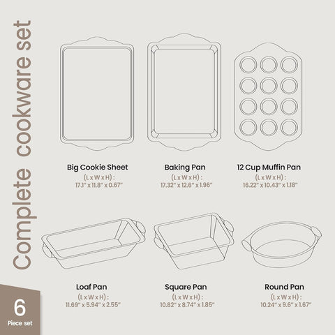 BAKKENMASTER round pan bakes cakes evenly with smooth release