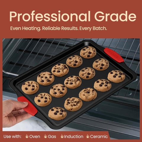 BAKKENMASTER square pan provides uniform edges for brownies and casseroles