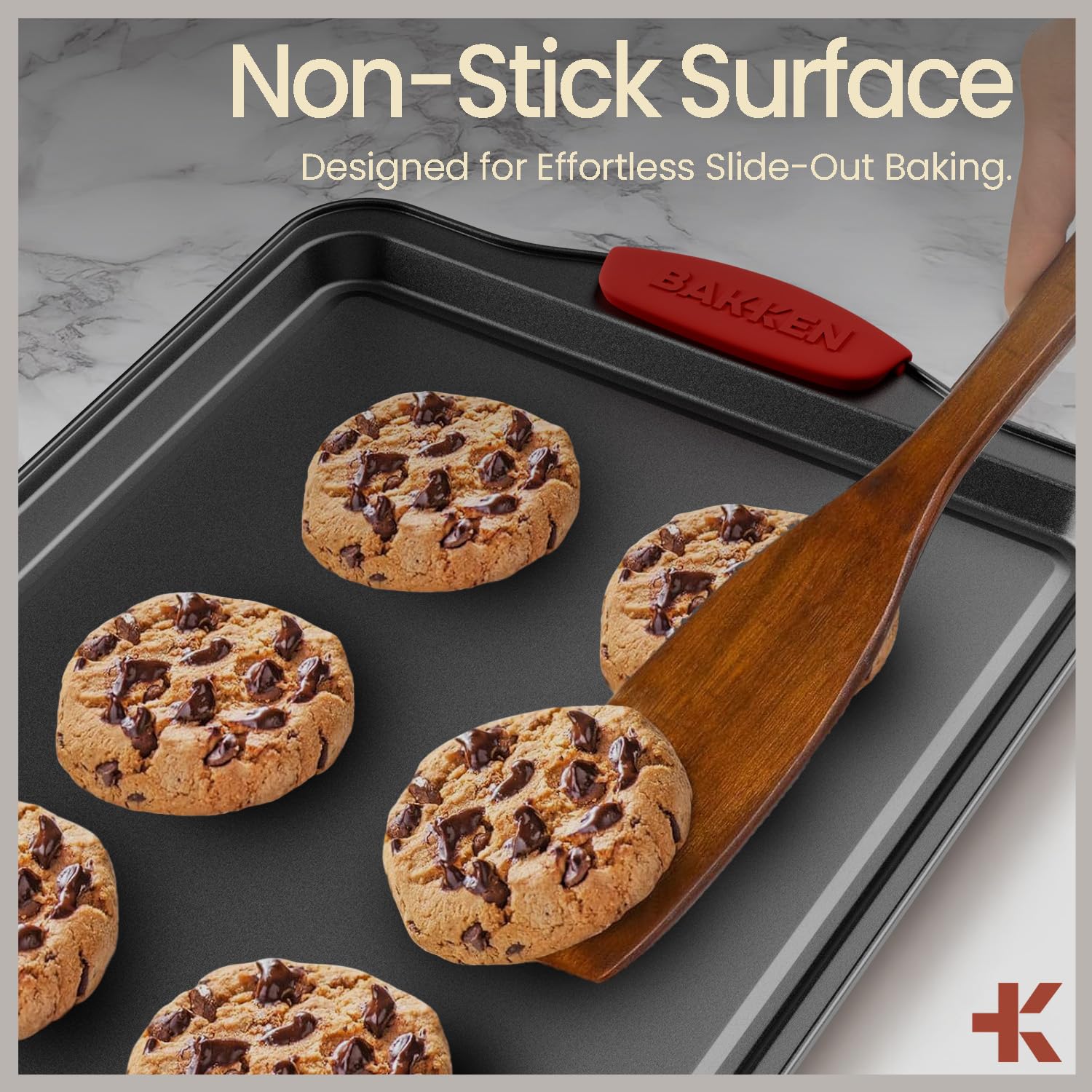BAKKENMASTER 446°F heat tolerance label, oven-ready performance