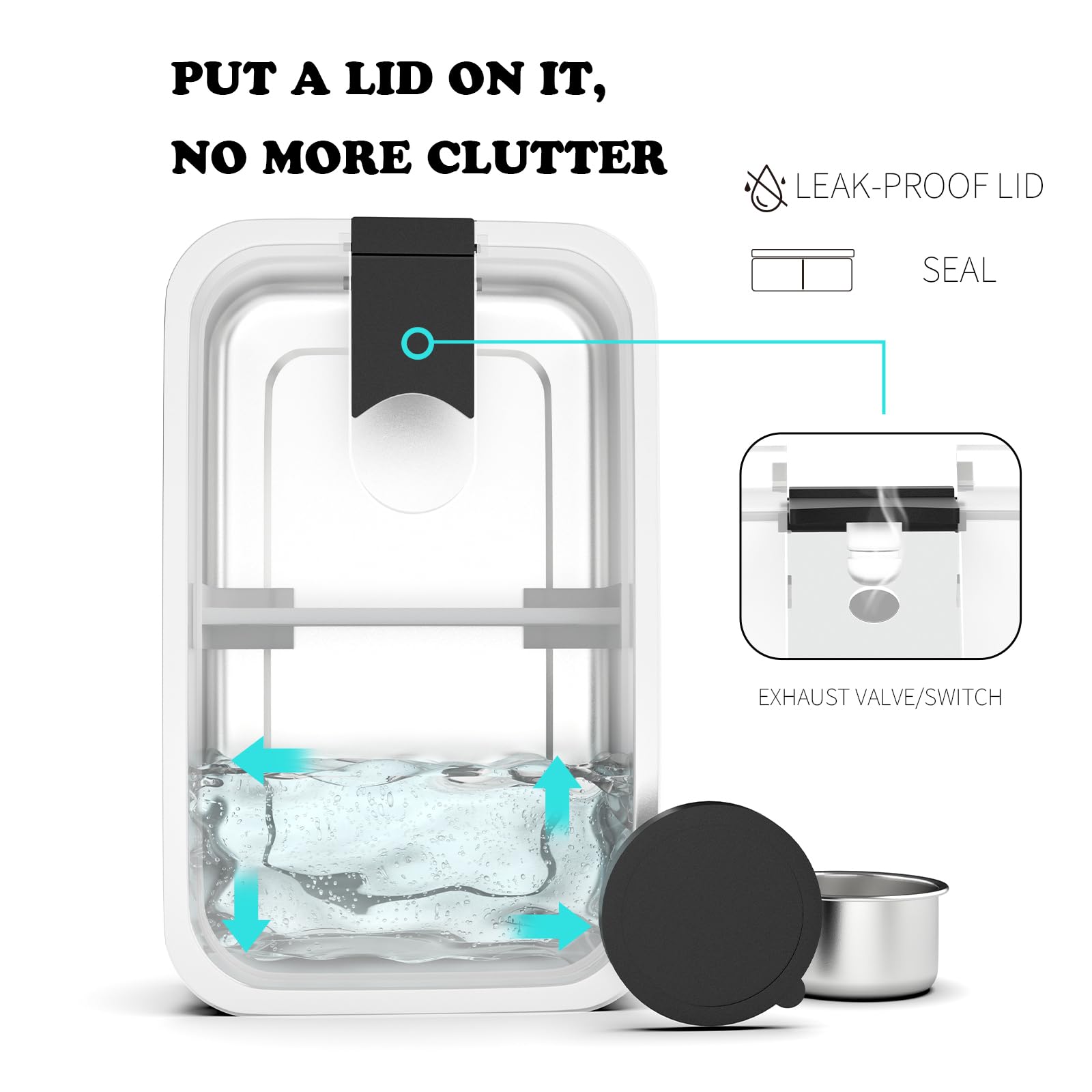 Bakpoco adjustable silicone divider lets you customize portions for balanced meals.