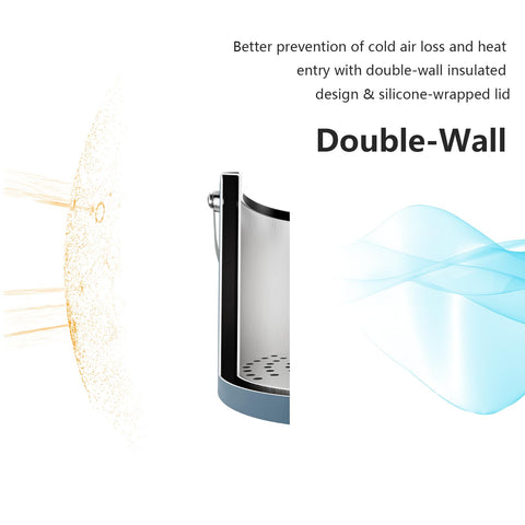 Bakpoco brushed stainless steel surface is easy to clean after use.