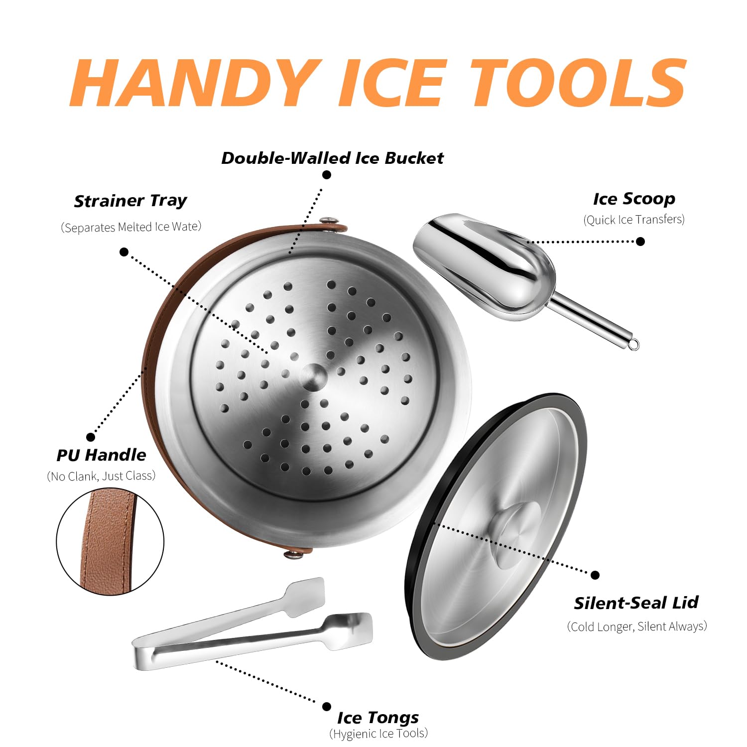 Bakpoco party-ready ice bucket setup for smooth service.