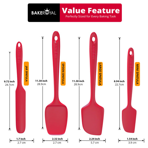 Bakroyal spoonula red combines scooping and scraping for batter