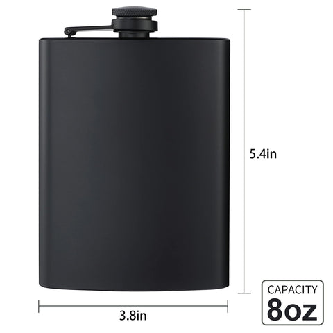 BALABALA hip flasks closeup finish highlights durable, premium stainless steel.