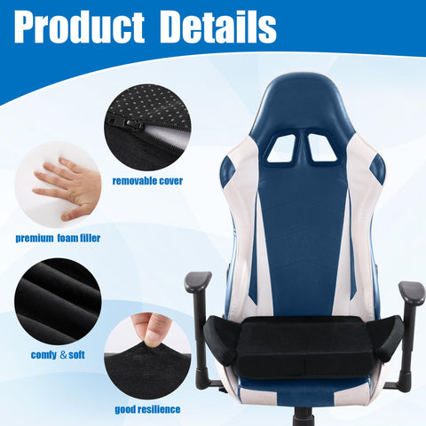 BALAPET Cushion size 23x19x2.7 inches fits standard gaming and office chairs
