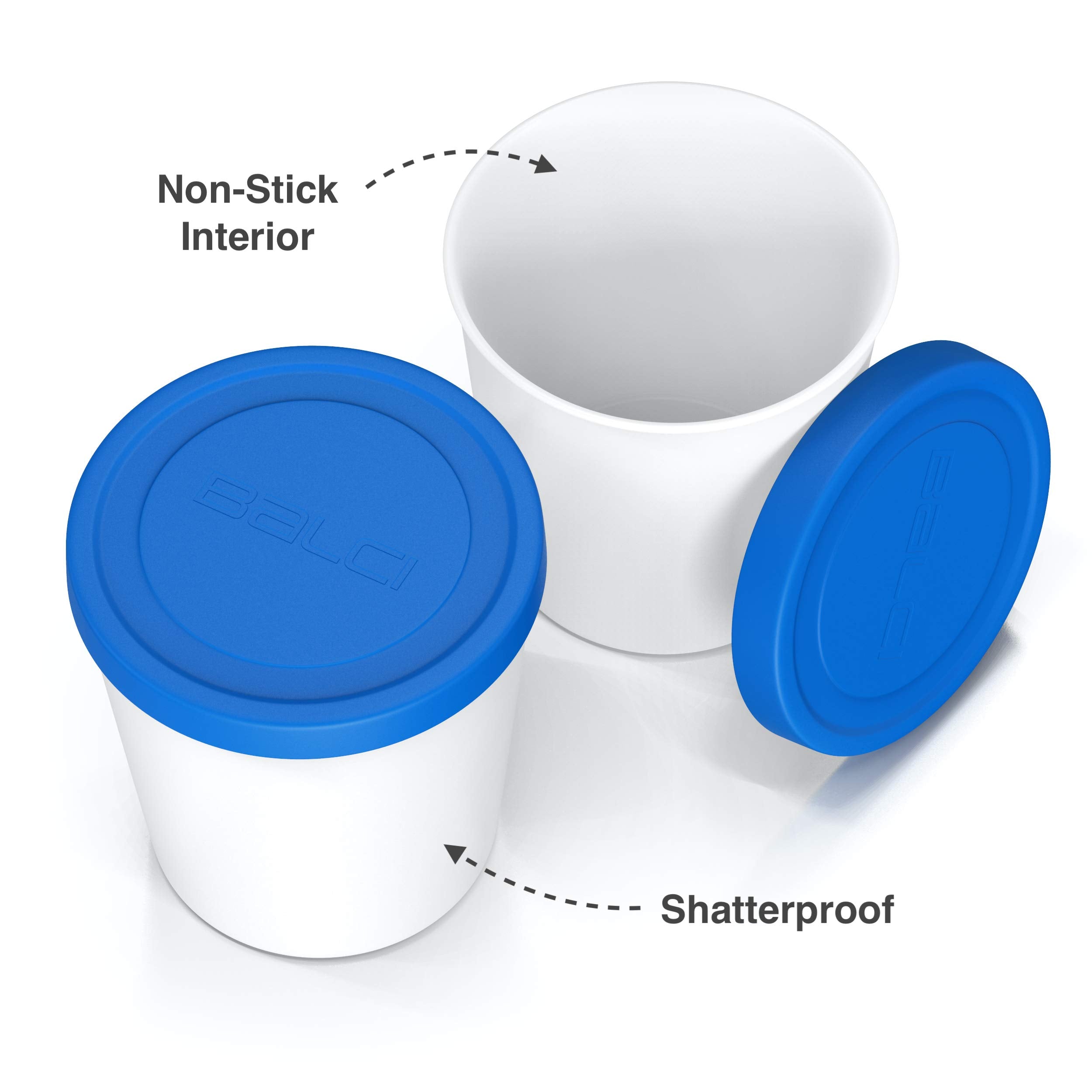 BALCI freezer-safe dishwasher-safe 1qt container for easy cleanup.