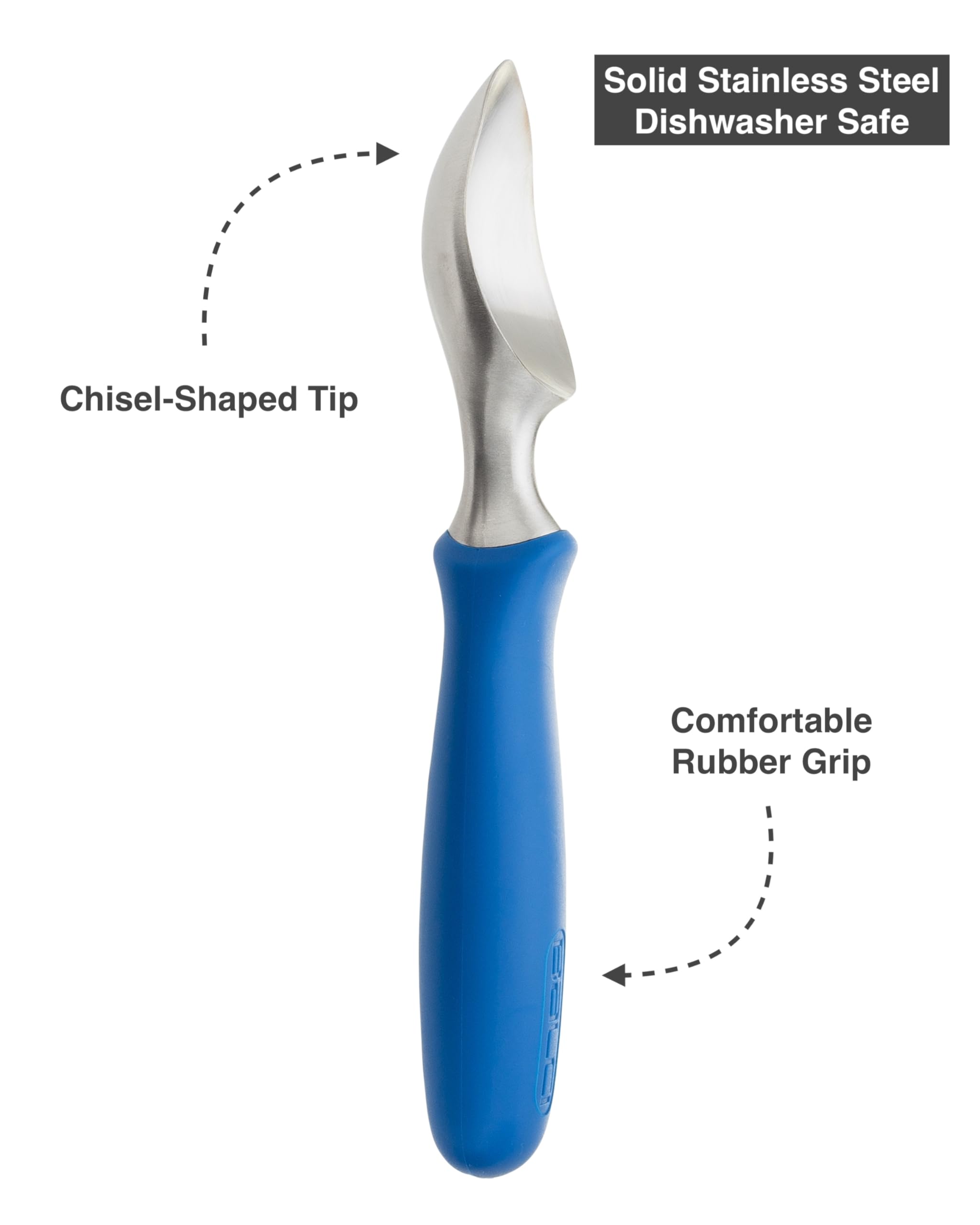 Balci ice cream scoop with chisel-tip for tackling rock-solid frozen cartons.