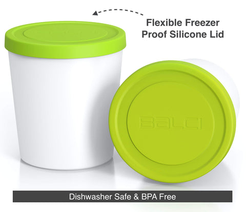 BALCI lid close-up shows tight seal for freezer protection