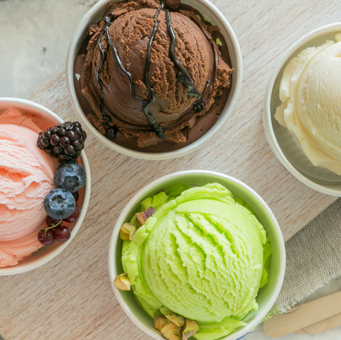 BALCI four-pack set of stackable containers saves space