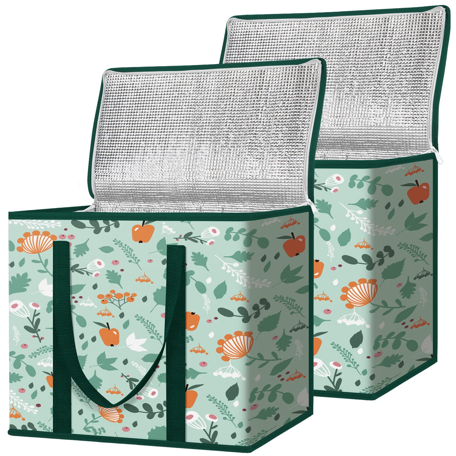 BALEINE 2pk insulated grocery bags ready for a grocery haul and organized shopping.