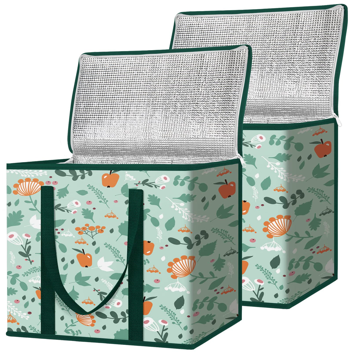 BALEINE 2pk insulated grocery bags ready for a grocery haul and organized shopping.