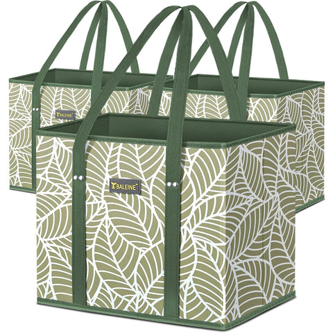 BALEINE 3Pk bags with foldable bottom for easy loading and unloading.