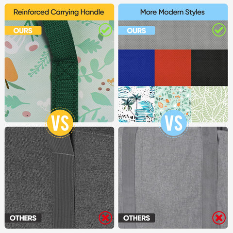 BALEINE flat-fold storage promotes eco-friendly reuse after shopping.