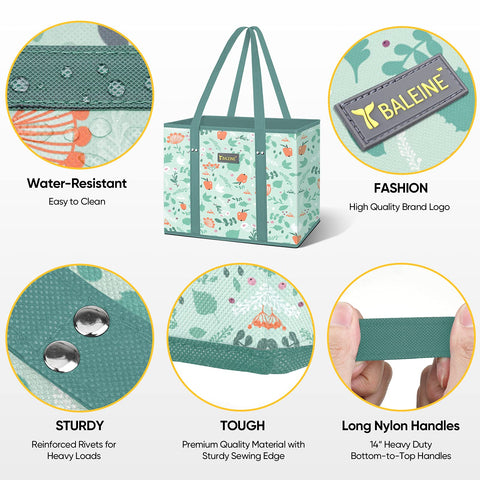 BALEINE bag in-cart organization showing large capacity for groceries.