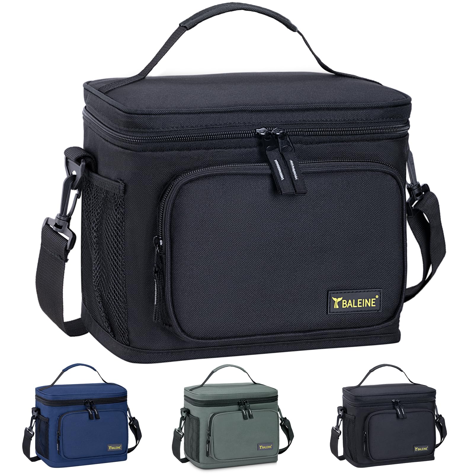 BALEINE insulated lunch bag front view for portable daily meals
