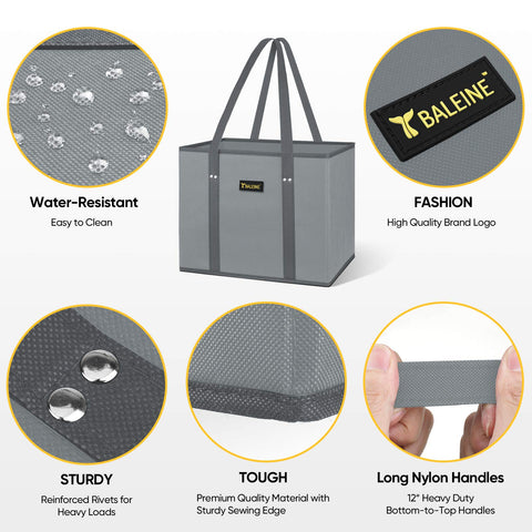 BALEINE leopard bags in-cart organization speeds shopping