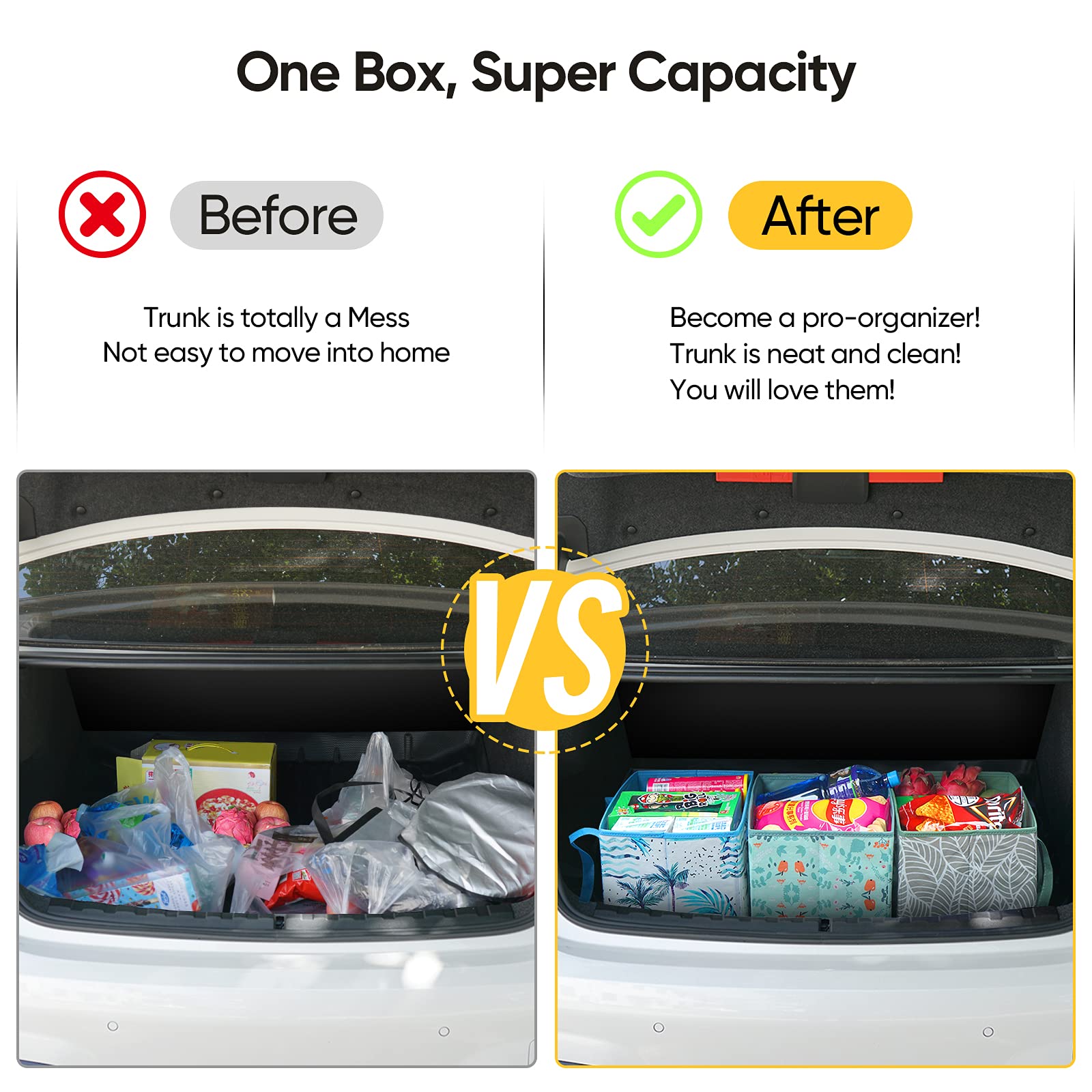 BALEINE organized loading from cart to trunk with ease.
