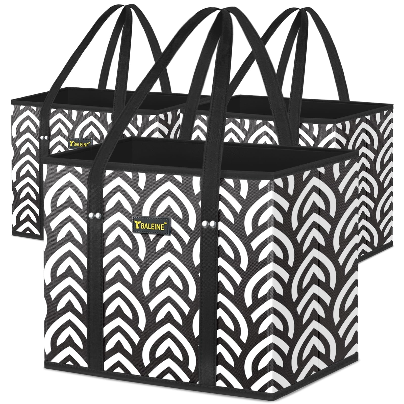 BALEINE reusable grocery bags foldable honeysuckle for effortless storage and organized shopping.