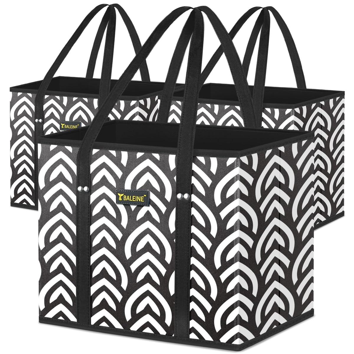 BALEINE reusable grocery bags foldable honeysuckle for effortless storage and organized shopping.