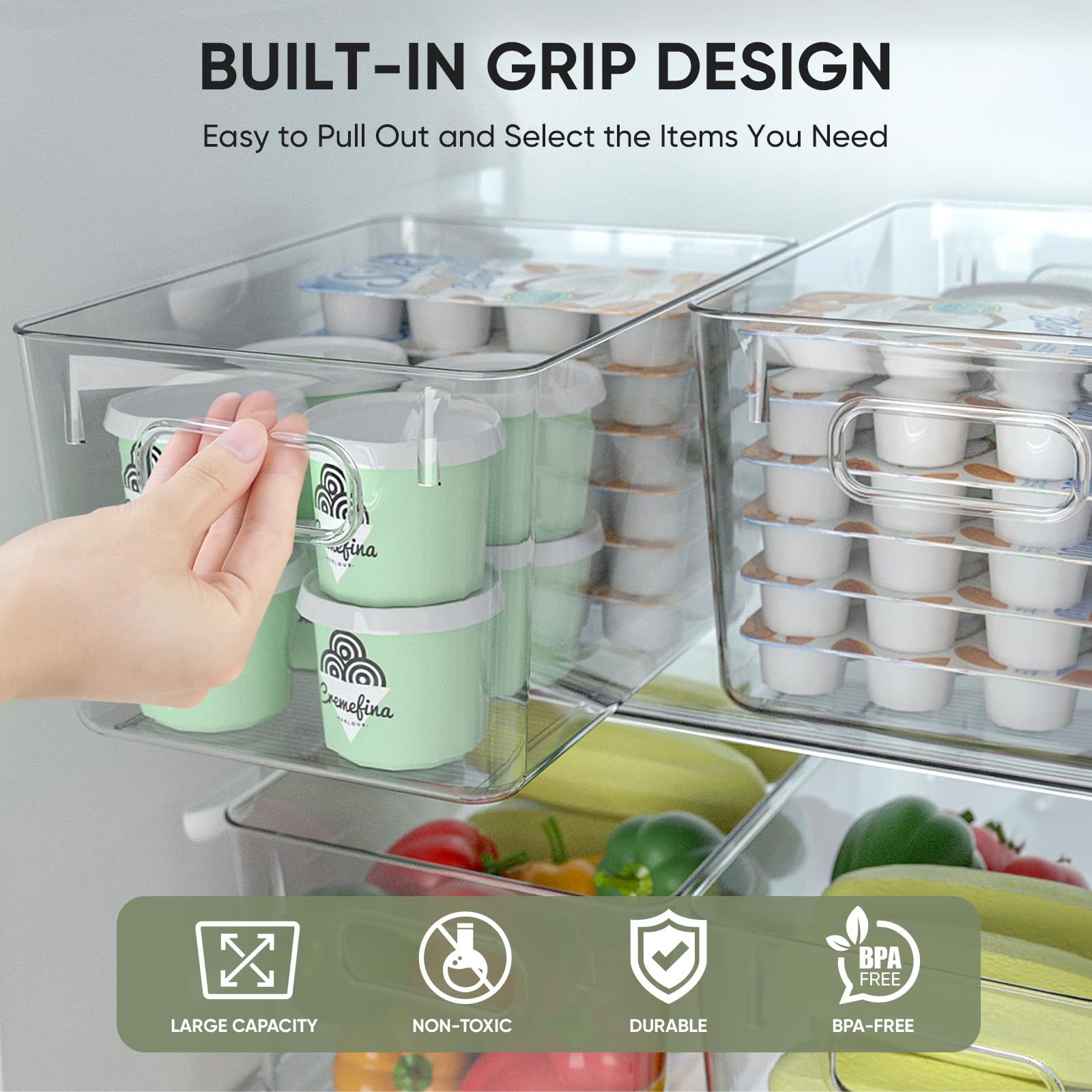BALEINE BPA-free storage bin for safe everyday use