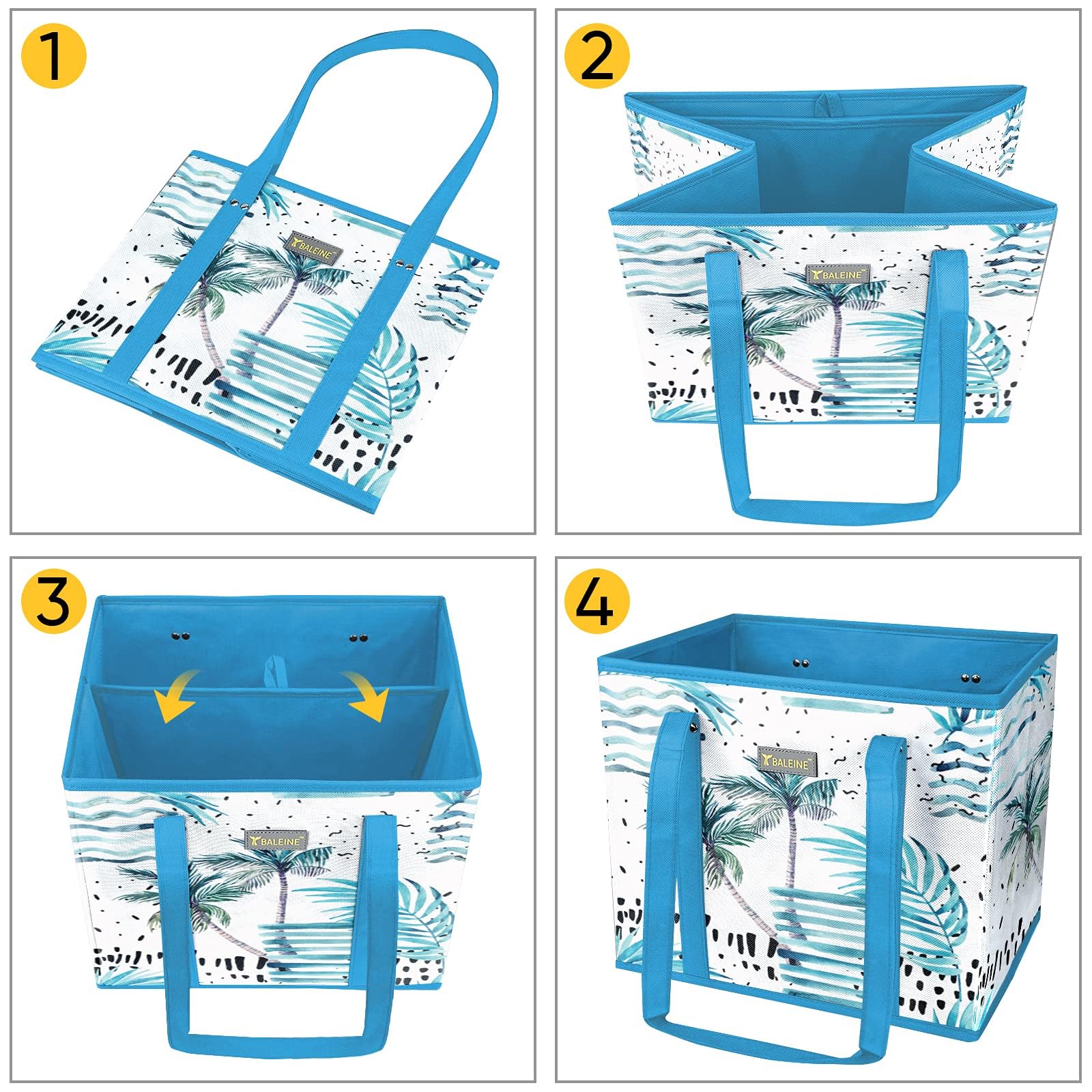 BALEINE Island Breeze bags easy to wipe clean after purchases.