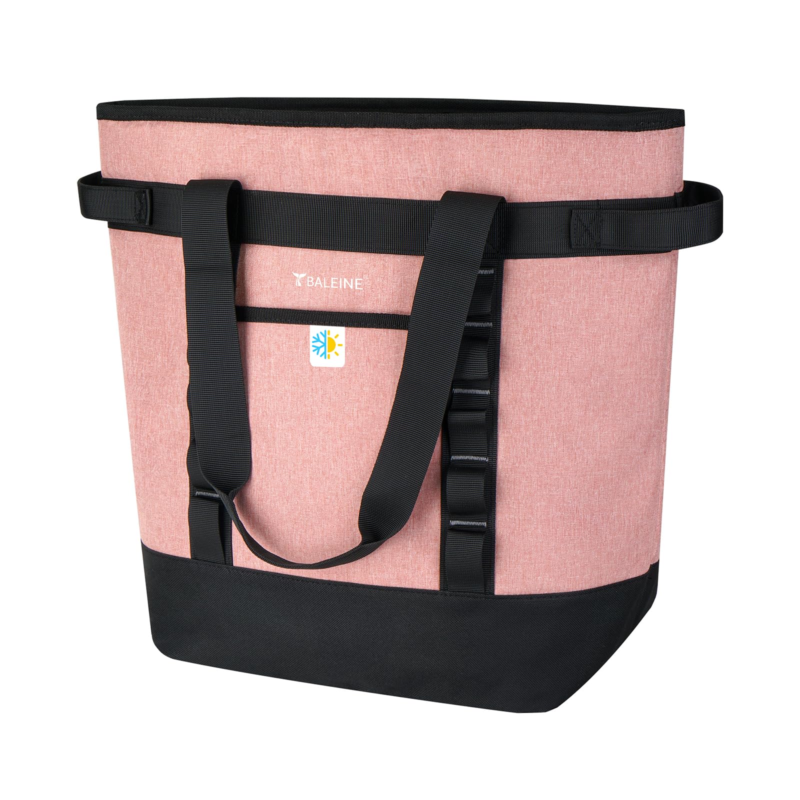 BALEINE large 36-can cooler tote with zip-top for portable cold drinks.
