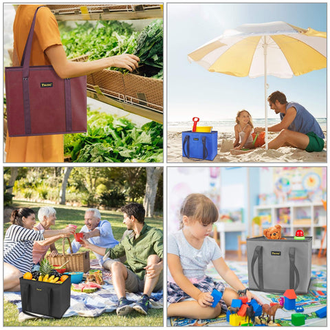 BALEINE long 12-inch handles offer comfortable shoulder carrying
